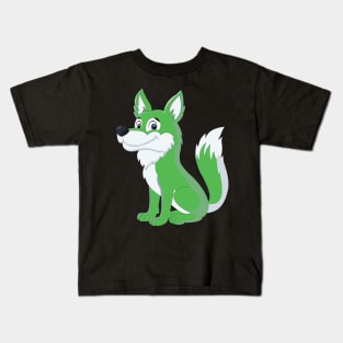 Cartoon Wolf Classic Kids T-Shirt